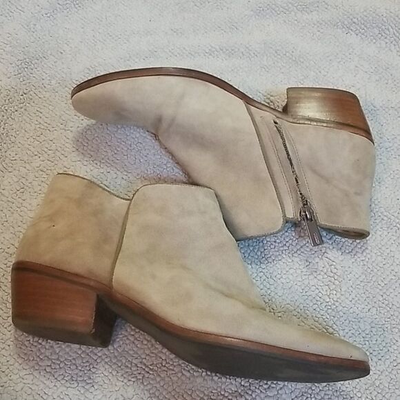 Sam Edelman Biege suede Booties 8 - Picture 2 of 5